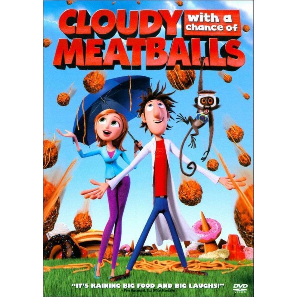 🍿 3 for $10 🎥  Cloudy with a chance of meatballs DVD